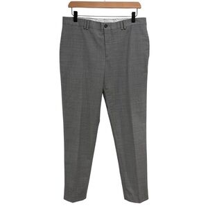 Zara Man Men's Grey Dress Pants Wool Blend